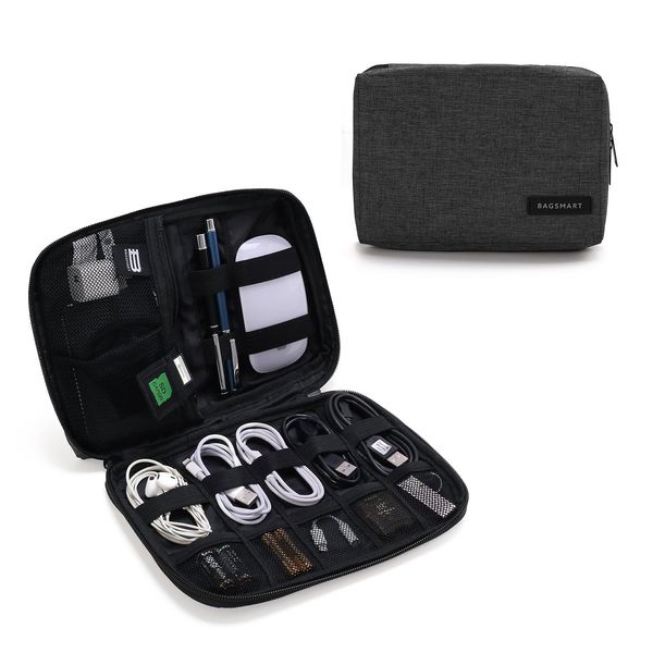 Bagsmart Electronics Organiser for Cables, USB sticks, Memory Cards