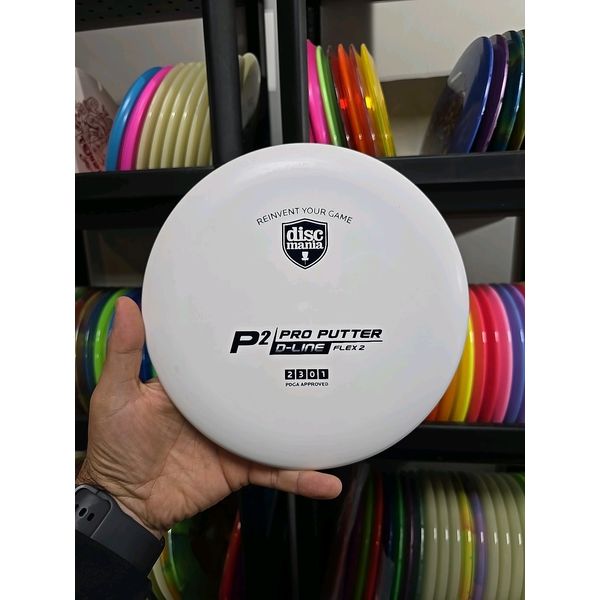 Discmania D-Line P2 Flex 2 White 143g Light Weight disc golf putter Discs