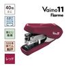 Max HD91366 Stapler Bimo 11 Fulame, 40 Sheets, Load 100, HD-11FNL/R, Red