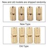 Barrel Hinge Copper Brass Cabinet Gift Box Hidden Brass Concealed Hinges 8mm 180° Opening Angle 4Pcs/Pack
