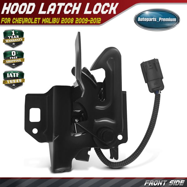 Front Side Hood Latch Assembly for Chevrolet Malibu 2008-2012 with Remote Start