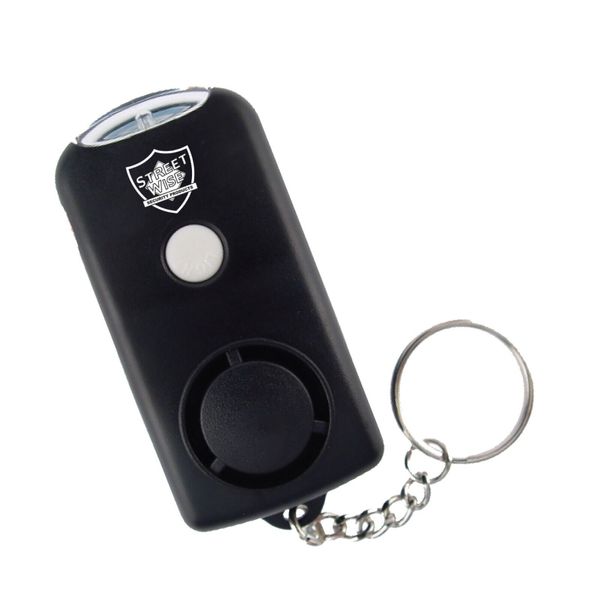 130db Keychain Alarm LED Flashlight Combo