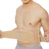 NeoTech Care Adjustable Compression Wide Back Brace Lumbar Support Belt (Charcoal, Size S)