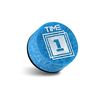 RHINO TIME Billiard Pool Cue Tip - 14mm/ Blue/Hardness: TIME 5 Hard/Pack 3