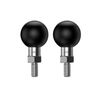 Sptchapn 1 inch Ball Mount with Threaded Bolt M6x1mm Compatible with RAM Mounts B Size Double Socket Arm（M6-2pcs）