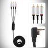 ASHATA 1.5M Component AV Cable for PSP 1000 2000 3000, Replacement Audio Video RCA Adapter Cord