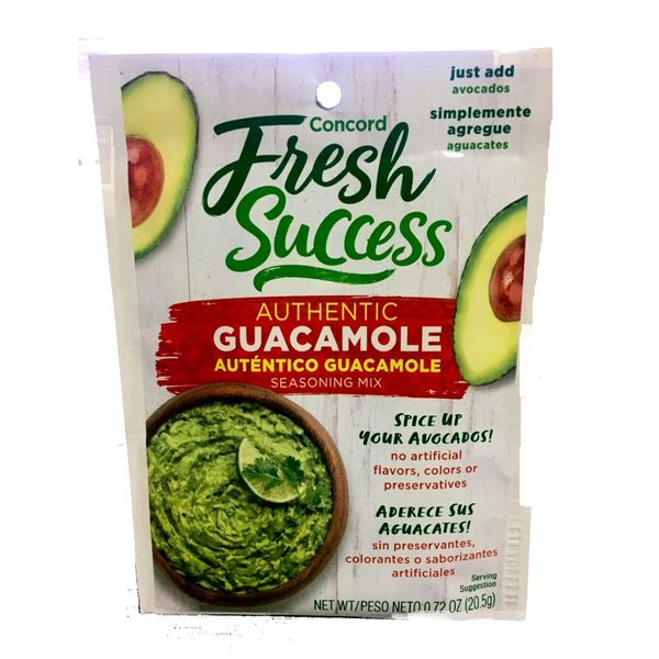 Concord Authentic GUACOMOLE Seasoning Mix - 18 packets .72oz each