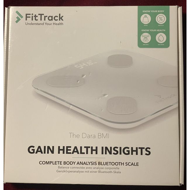 FitTrack The Dara BMI Smart Body Digital Complete Body Analysis Bluetooth  Scale
