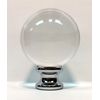 Lamp Finial-Large Crystal ORB Polished Chrome Base