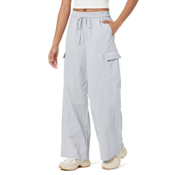 The Drop Esperanza Relaxed Nylon Cargo Pants Hose, Mikrochip, XXS