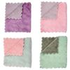 Multipack Water Absorption Tea Towels Kitchen Dish Cloths Cleaning Assorted Colour Design (5)