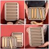 Hemoton Madeleine Pan Cast Iron Rectangle Muffin Pan Biscuits Small Eclair Cake Cookie Breadstick Cornstick Biscotti Cornbread Stick Moulds