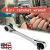 1/4" Mini Double-Ended Quick Socket Ratchet Wrench Rod Screwdriver Bit Tools NEW
