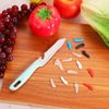 Sourcing Map 100Pcs Blade Knife Tip Protector Cover Plastic Guard Sleeves for Kitchen, Red