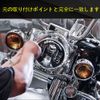 Chelhead 7" Headlight Bracket Mounting Ring Fixing Hardware for Harley Davidson FLD Touring Models Softail Models etc (Black)