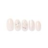 DASHING DIVA Magic Press Silver Dewey Nail Tips, 30 Tips, Magic Press Sliver Dewy 30 Tips