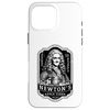 Funny Physics Isaac Newton Apple Cider Vintage Label Science Case for iPhone 16 Pro Max
