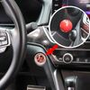 UOPR Car One Touch Start Lever,Push Start Button Cover,Car Engine Start Stop Button Control Lever,Car One Touch Start Button Starter Cover (Red)
