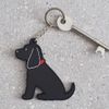 Sweet William Black Cocker Spaniel Keyring