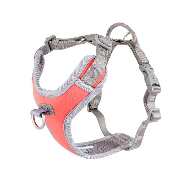 Hurtta Venture No-Pull Dog Harness, Coral, 14-16 in