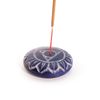 Incense Burner - Soapstone Pebble Third Eye Chakra Ajna 2.5"