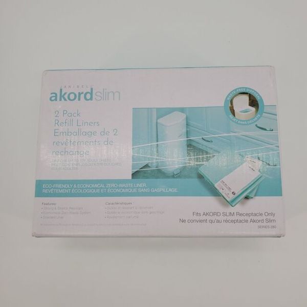 Akord Slim Disposal System Refill Liners 1 Box = 2 Liners