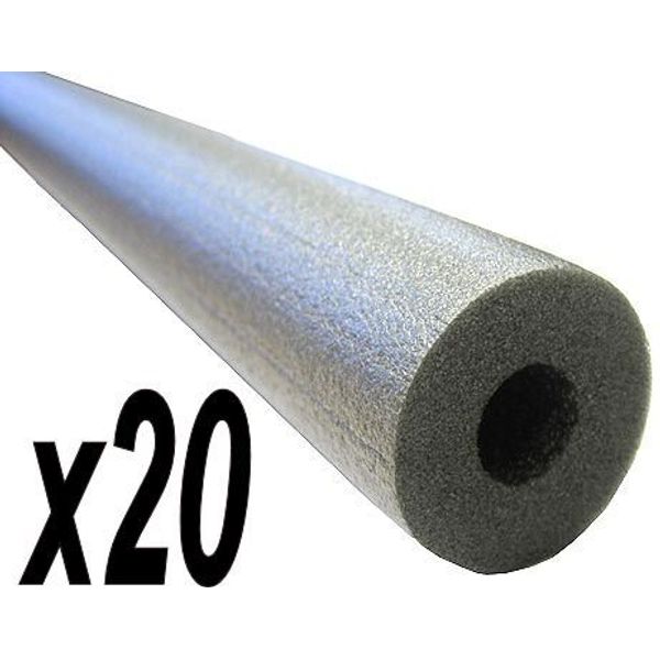 20 metres of Climaflex (20m) for 22mm outside diameter bore pipes - Foam Insulation Lagging 9mm wall thick thickness
