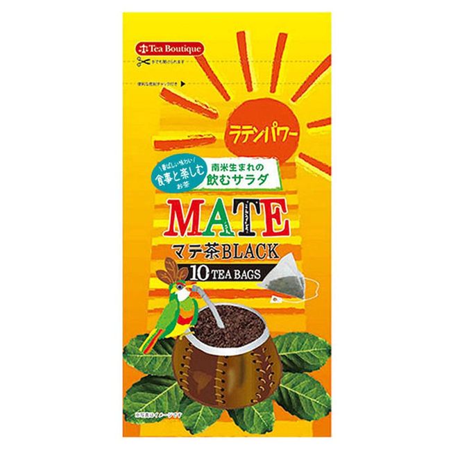 Tea Boutique Mate Tea Black 10 Tea Bags