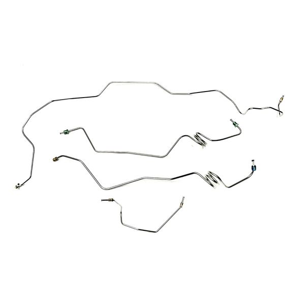 1978-87 Cutlass Prebent Front Brake Line Kit Stainless Steel