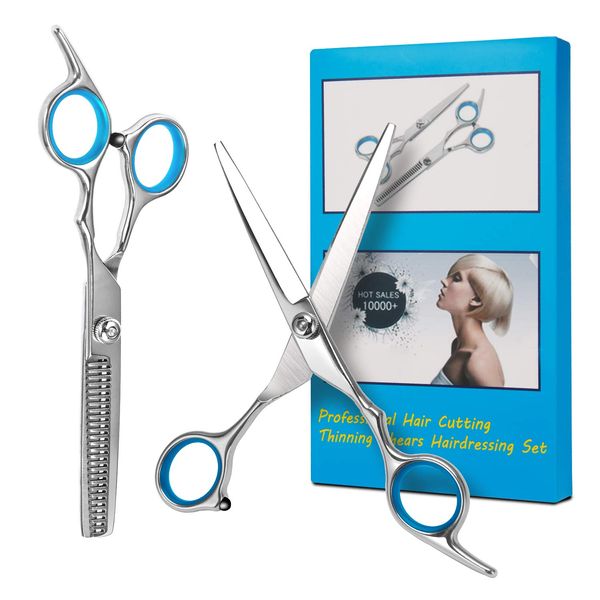 Bubuxy Hair Scissors, Premium Hairdressing Scissors, Professional Hair Cutting Kits Thinning Shears Hairdressing Set