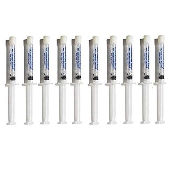 White Teeth Global 10 Syringes (3ml) New Strongest 44% Carbamide Peroxide Teeth whitening Gel