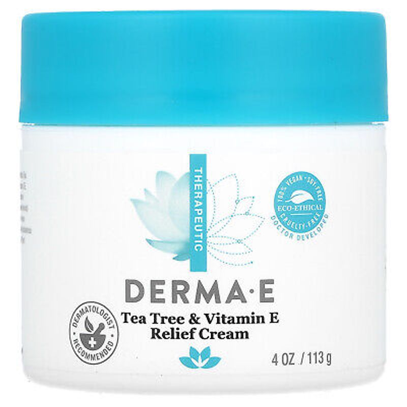 Tea Tree And Vitamin E Relief Cream - Deep Hydration And Comfort – DERMA E