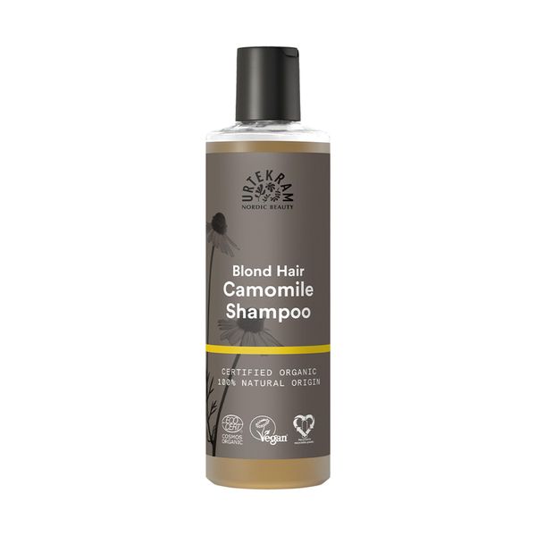 Urtekram Shampoo - Camomile - Blondes Haar - 250 ml, Vegan, Biologisch, Natürlichen Ursprungs