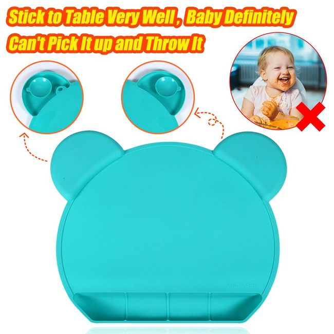 Kids Placemats Non-Slip Silicone Placemat For Kids Toddlers