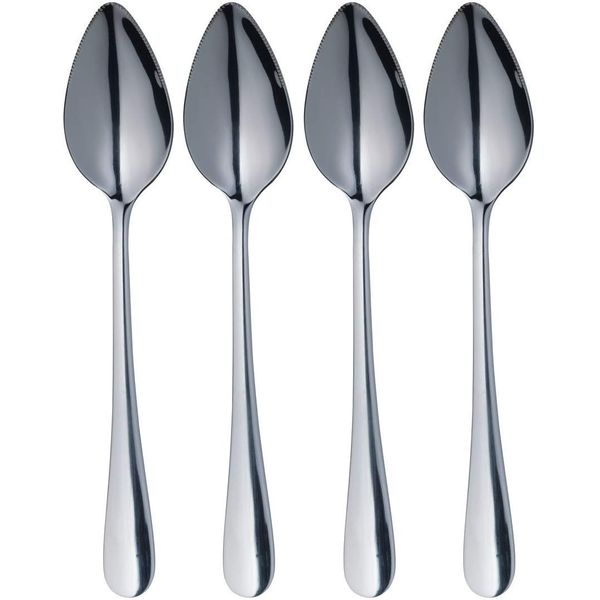 MasterClass Stainless Steel Grapefruit Spoon Set of 4, 16.5 cm