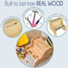 Personalized Wooden Sloth Natural Step Stool