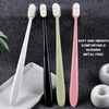 VOVEWAN 12pcs Extra Soft Toothbrush Manual Micro Nano Toothbrushes 20000 Soft Bamboo Charcoal Bristles Toothbrush Soft Bristle for Sensitive Gums Recession Adult Kid Children