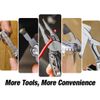 FLISSA 16-in-1 Multi Tool Plier Portable Compact EDC Multitool With Pocket Knife