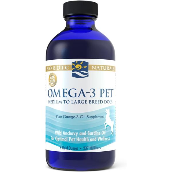 Omega-3 Pet, Fish Oil for Cats and Small Dogs, 237ml, Lab-Tested, Soy Free, Gluten Free, Non-GMO