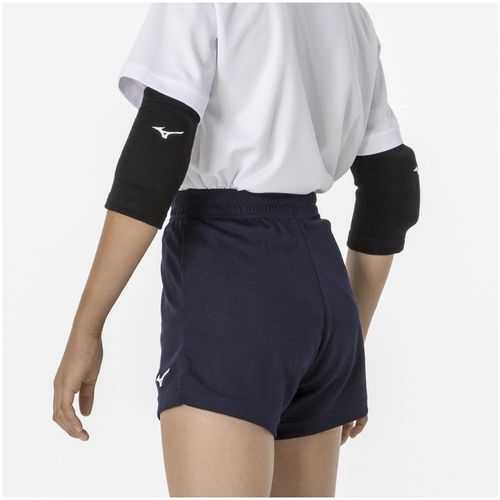 Mizuno V2MYA401 Volleyball Elbow Supporter (with Padding, Junior), Black x White, Pack of 2