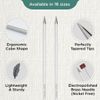 KnitPro Nova Cubics Single Pointed Needles 12" (30cm) | 6.00mm