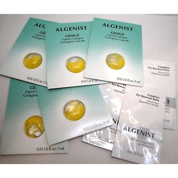 Algenist Genius Liquid Collagen Complete Eye Renewal Balm Biotechnology Travel