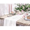 BIM1-079J Light Cream Muslin Table Runner 70cm x 5m