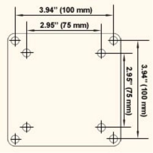 RiteAV - VESA Adapter Mount for LED, LCD, or Plasma VESA 75mm to VESA 100mm (Hardware Screws Included)
