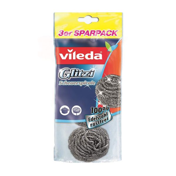 Vileda Pack Of 2 Spiral Scourers