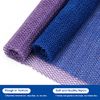 Windspeed 2Pcs African Body Exfoliating Net Long, Deep Cleaning African Net Bathing Sponge, Mesh Back Scrubber Skin Smoother for Women Men Shower/Stocking Stuffer(80x30cm) (Blue+Purple)