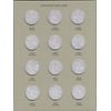 Harris Eisenhower & Anthony Dollars 1971-1999 Coin Folder 2699