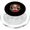 Christmas design dog PopSockets PopGrip for MagSafe