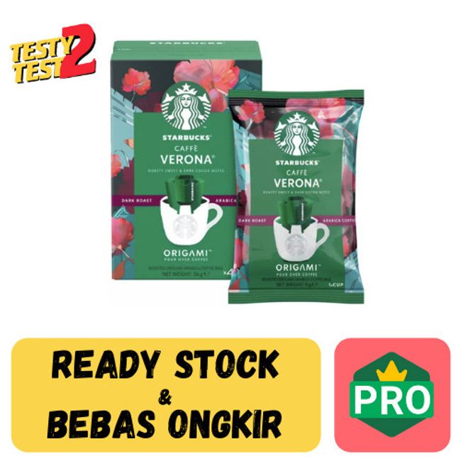 STARBUCKS Caffe Verona Origami Pour Over Coffee 4s