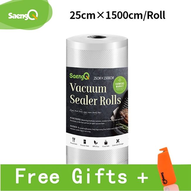 500cm/Rolls Kitchen Food Vacuum Bag Storage Bags for Vacuum Food Sealer Bags  Keep Food Fresh 12/15/20/25cm Vacuum Packing Sealer